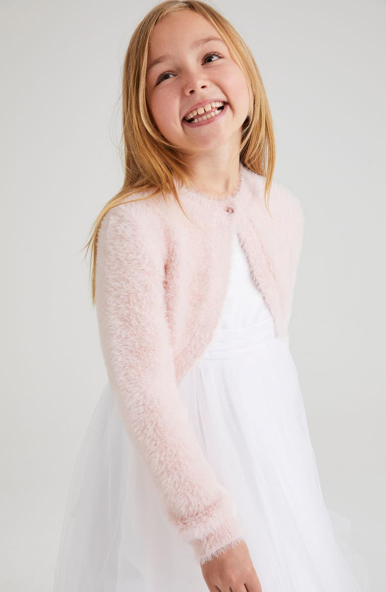 NEXT Kids' Fluffy Shrug Sweater, Alternate, color, 