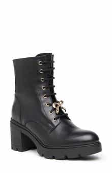 Gems Block Heel Bootie