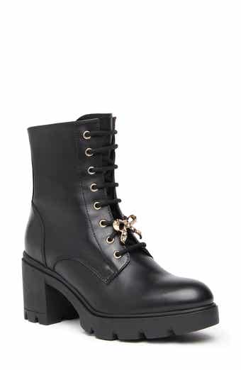 Gems Block Heel Bootie