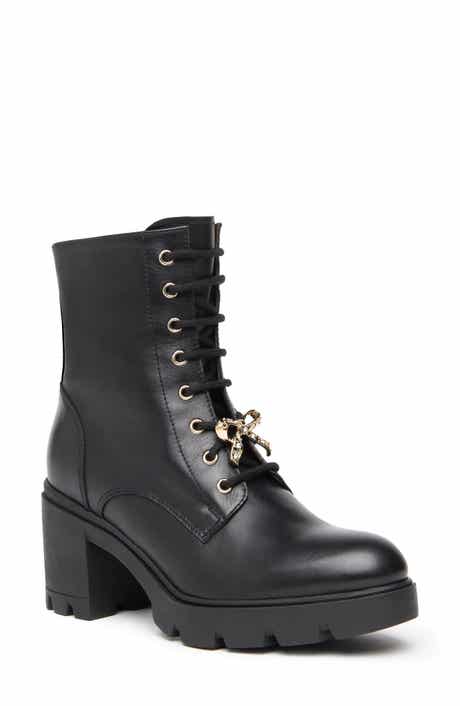 Gems Block Heel Bootie