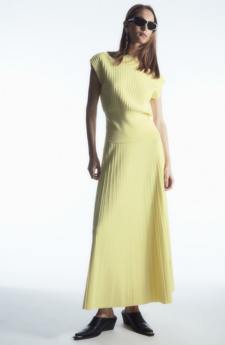 COS Rib Knit Top, Alternate, color, 