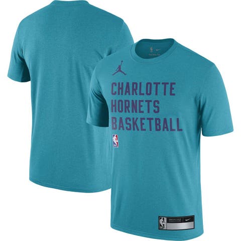 Men's Jordan Brand Teal Charlotte Hornets 2023/24 Sideline Legend Performance Practice T-Shirt