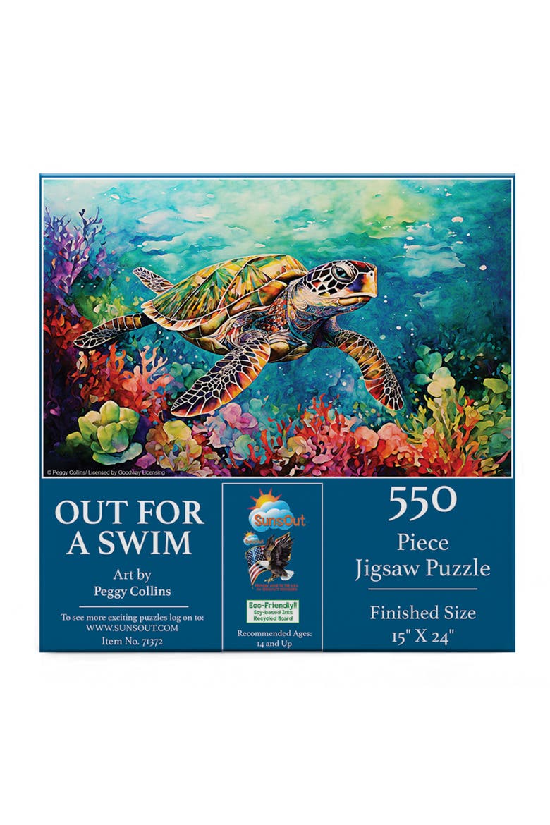 Out for a Swim 550 piece Jigsaw Puzzle for Adults, Alternate, color, Multicolor