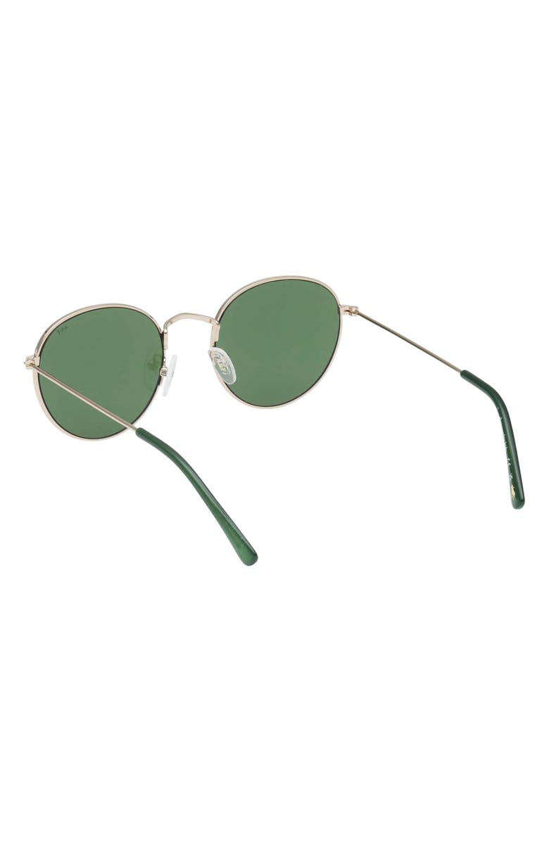 abercrombie kids Kids' Round Sunglasses, Alternate, color, Gold / Green