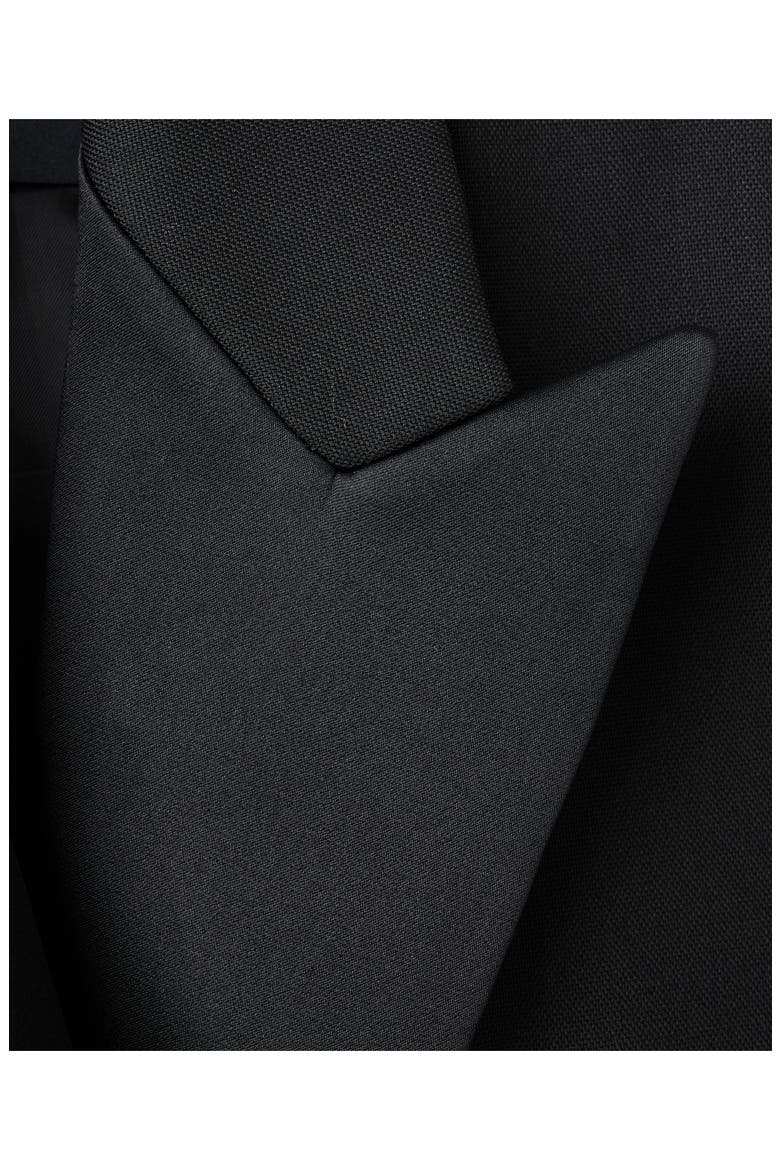 x Kaia Gerber Wool Blend Blazer, Alternate, color, BLACK