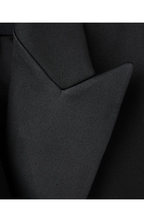 Mango X Kaia Gerber Wool Blend Blazer In Black