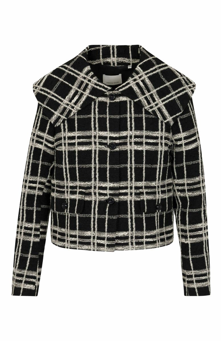 Rebecca Taylor Camila Jacket, Main, color, Black White