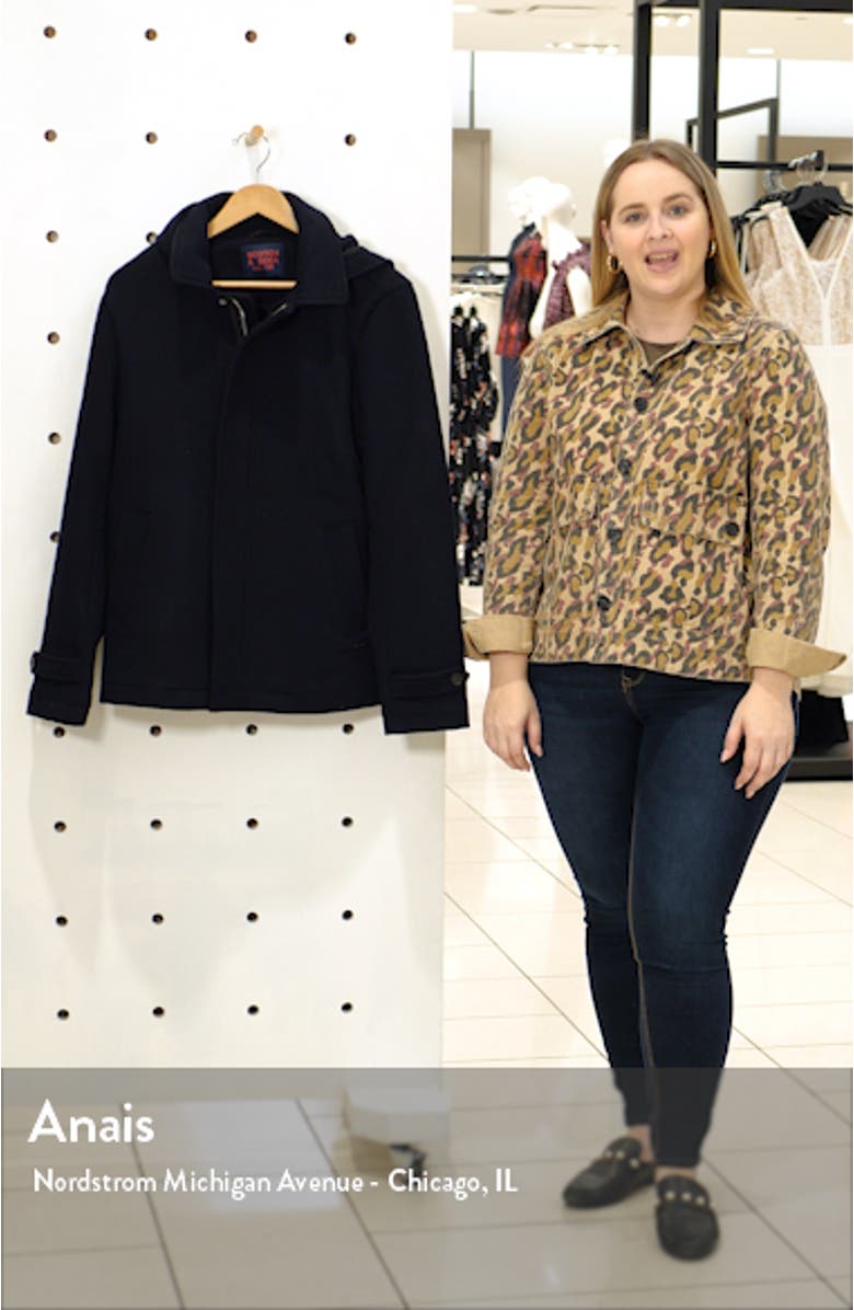 Wool Hooded Jacket, sales video thumbnail