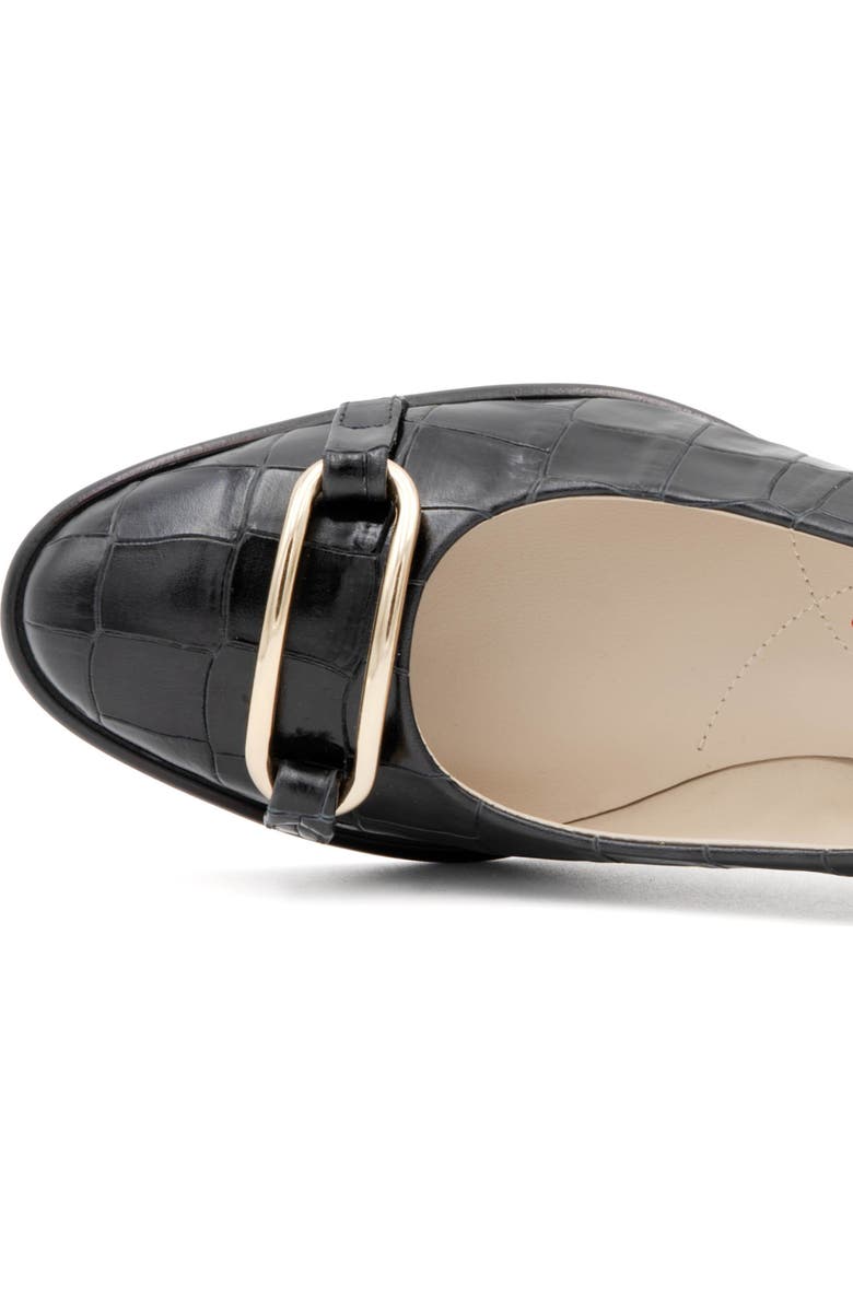 Amalfi by Rangoni Lepido Pump, Alternate, color, Nero Cocco Bengala Gold