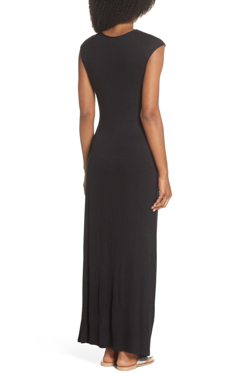 Fraiche by J Ruched Jersey Maxi Dress, Alternate, color,