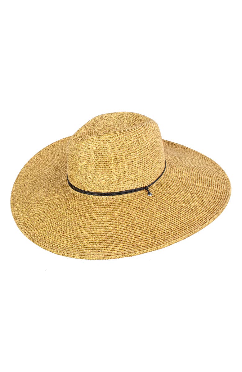 PETER GRIMM Shimmer Sun Hat, Main, color, Tan