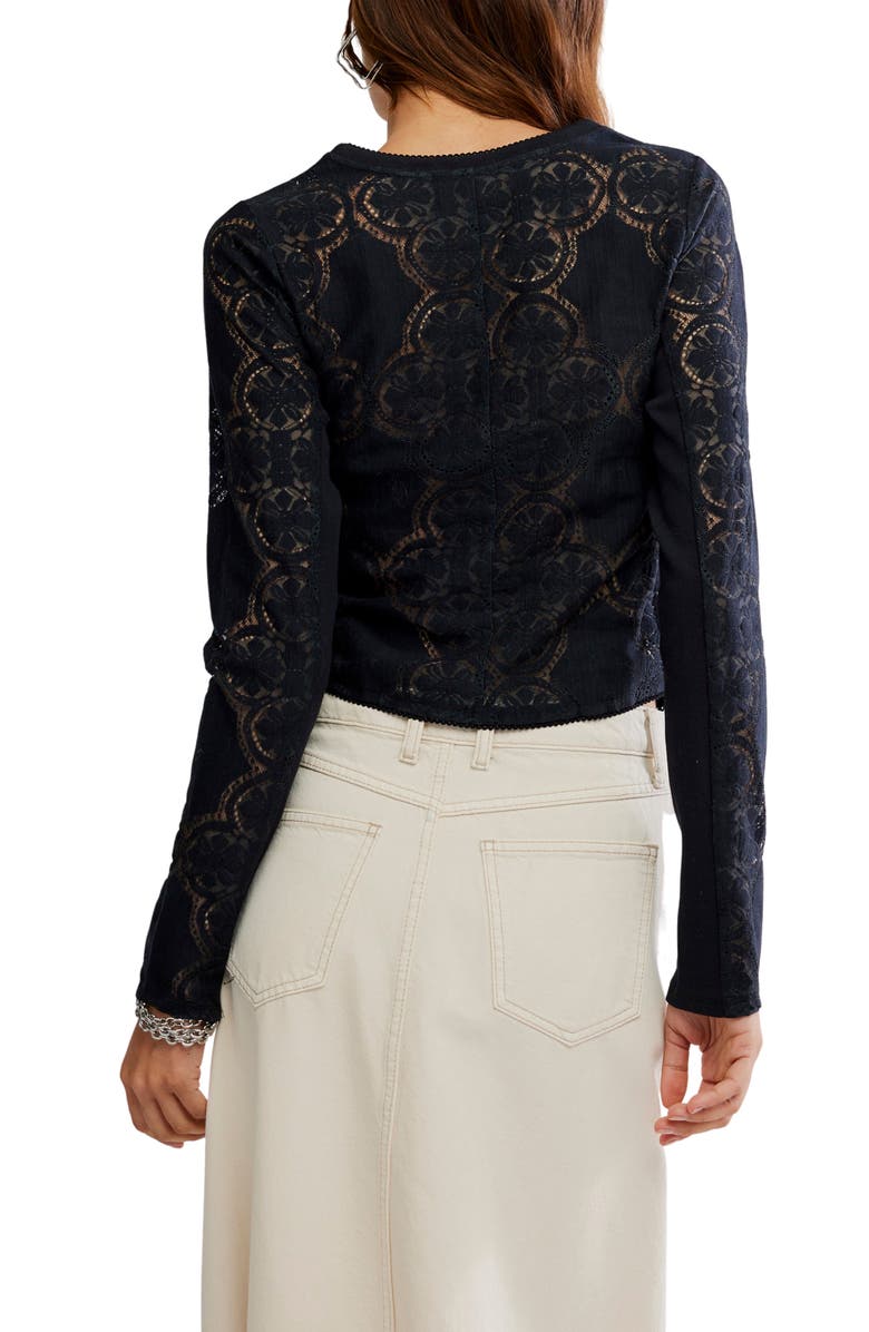 Free People Jae Button-Up Top, Alternate, color, Black