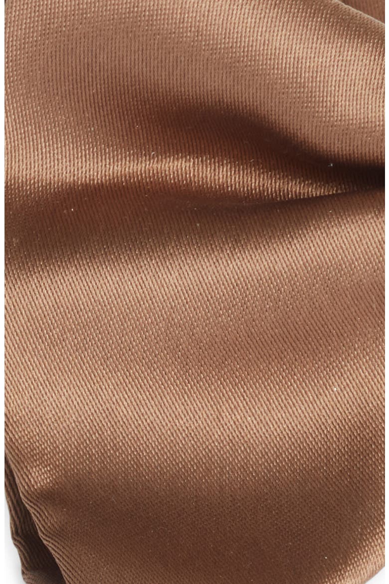 Silk Butterfly Bow Tie, Alternate, color, BROWN