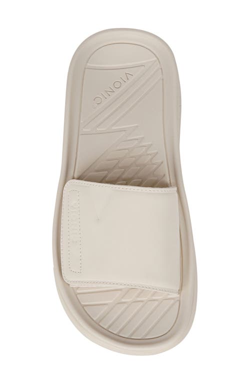 Vionic Rejuvenate Slide Sandal In Cream