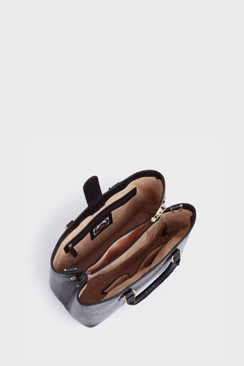 Osprey London The Adaline Leather Workbag In Black