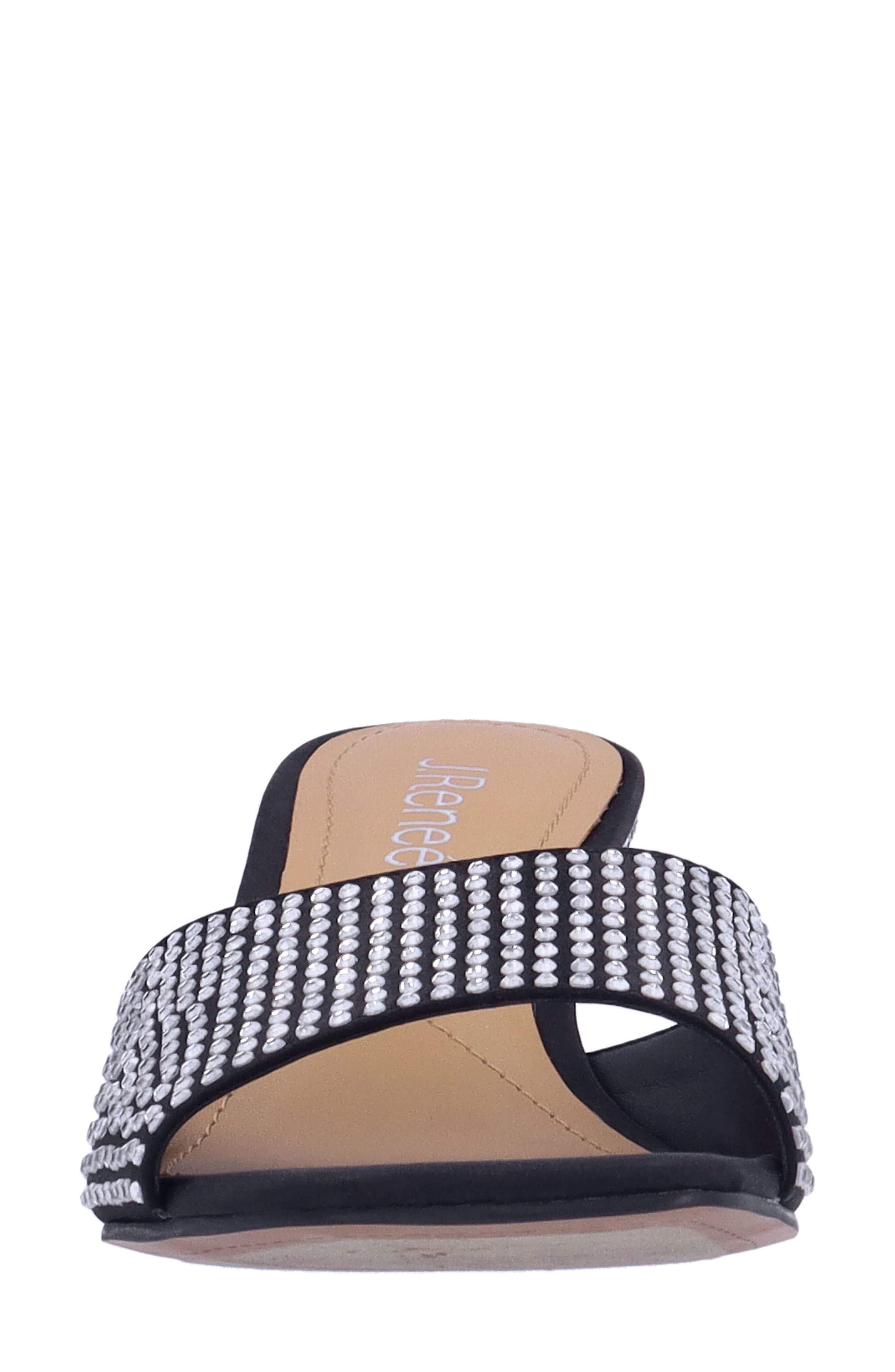 J. Reneé Coralie Wedge Slide Sandal, Alternate, color, Black