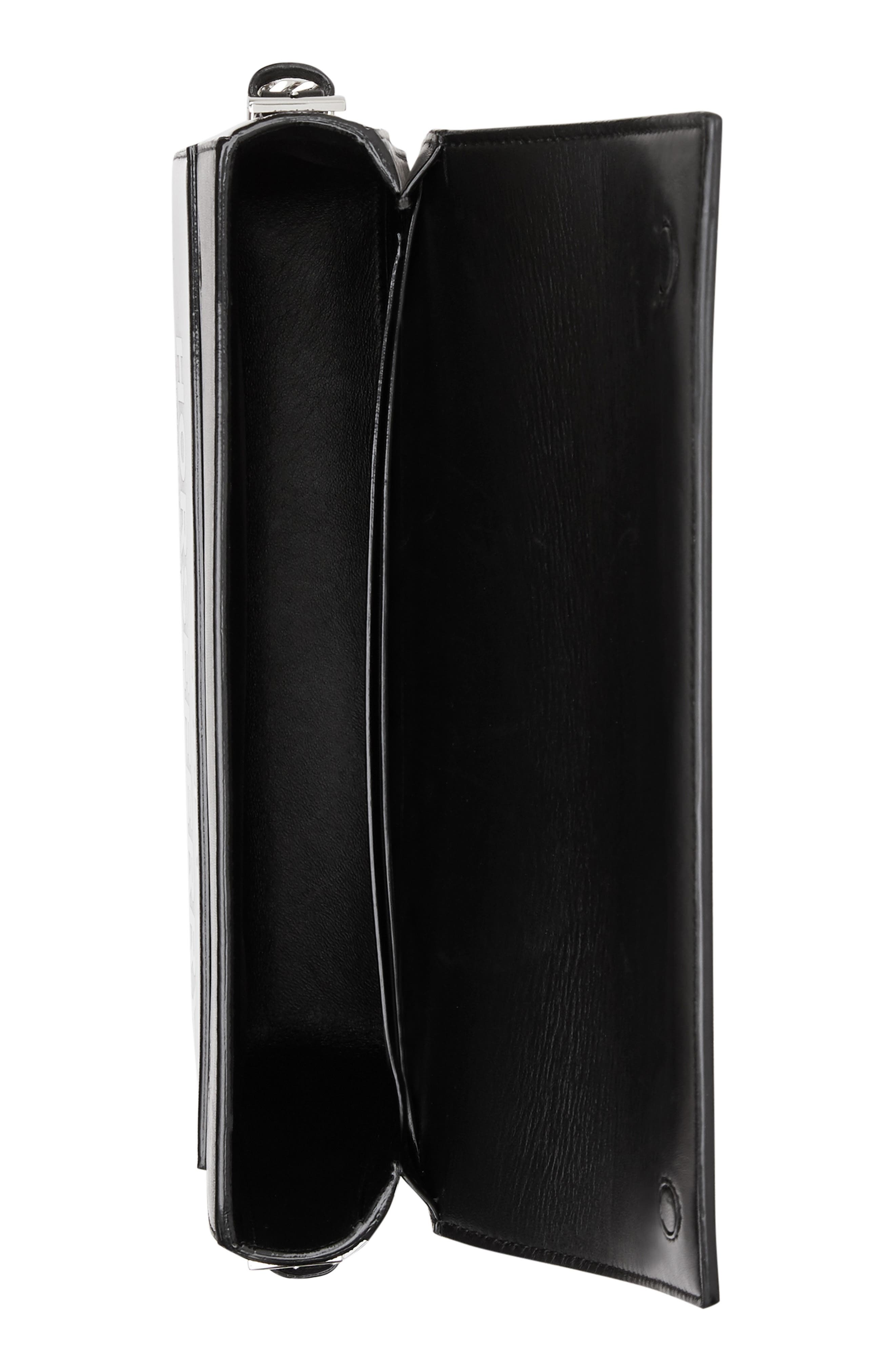 Burberry Large Grace Coated Canvas Shoulder Bag, Alternate, color, 