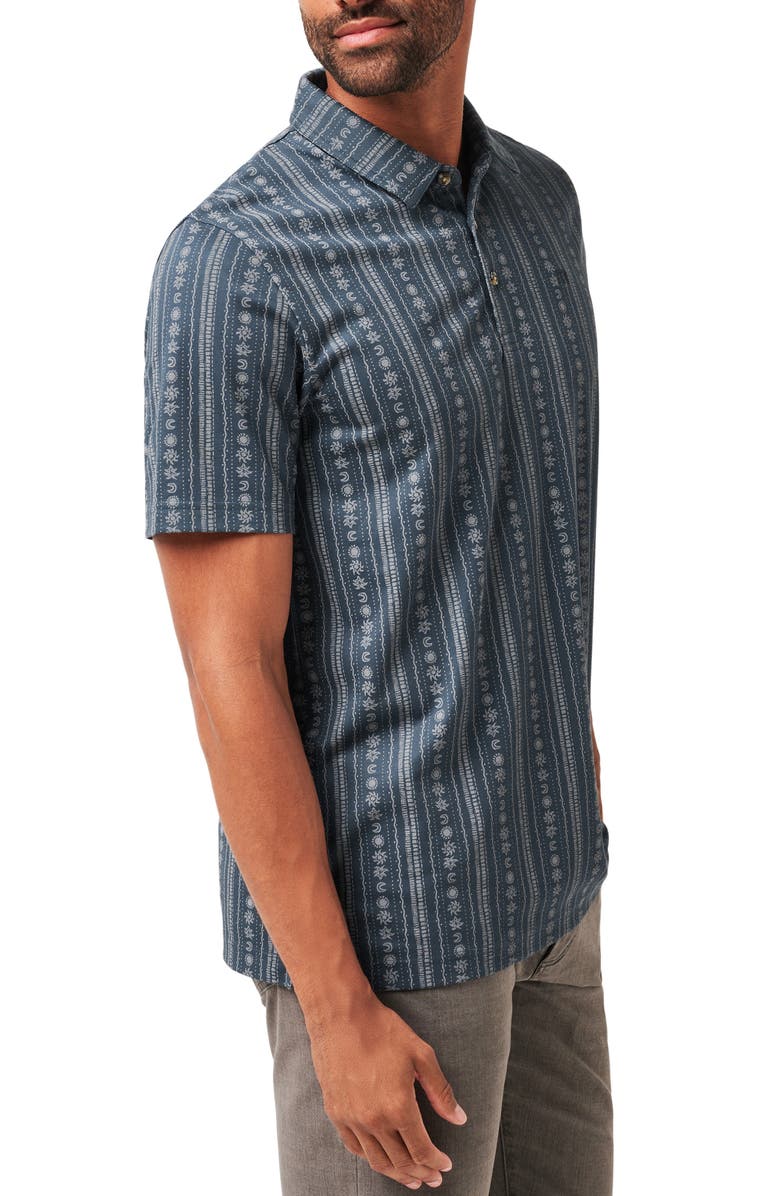 TravisMathew Local Treasure Polo, Alternate, color, Mood Indigo/ Vintage Indigo