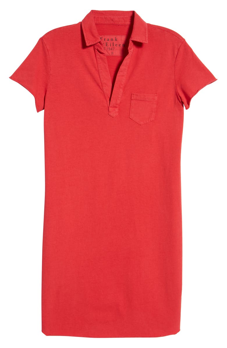 Frank & Eileen Lauren Polo Dress, Alternate, color, Double Decker Red