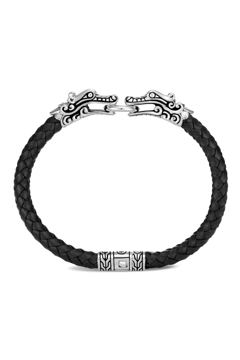 Legends Naga Double Dragon Bracelet, Alternate, color, SILVER