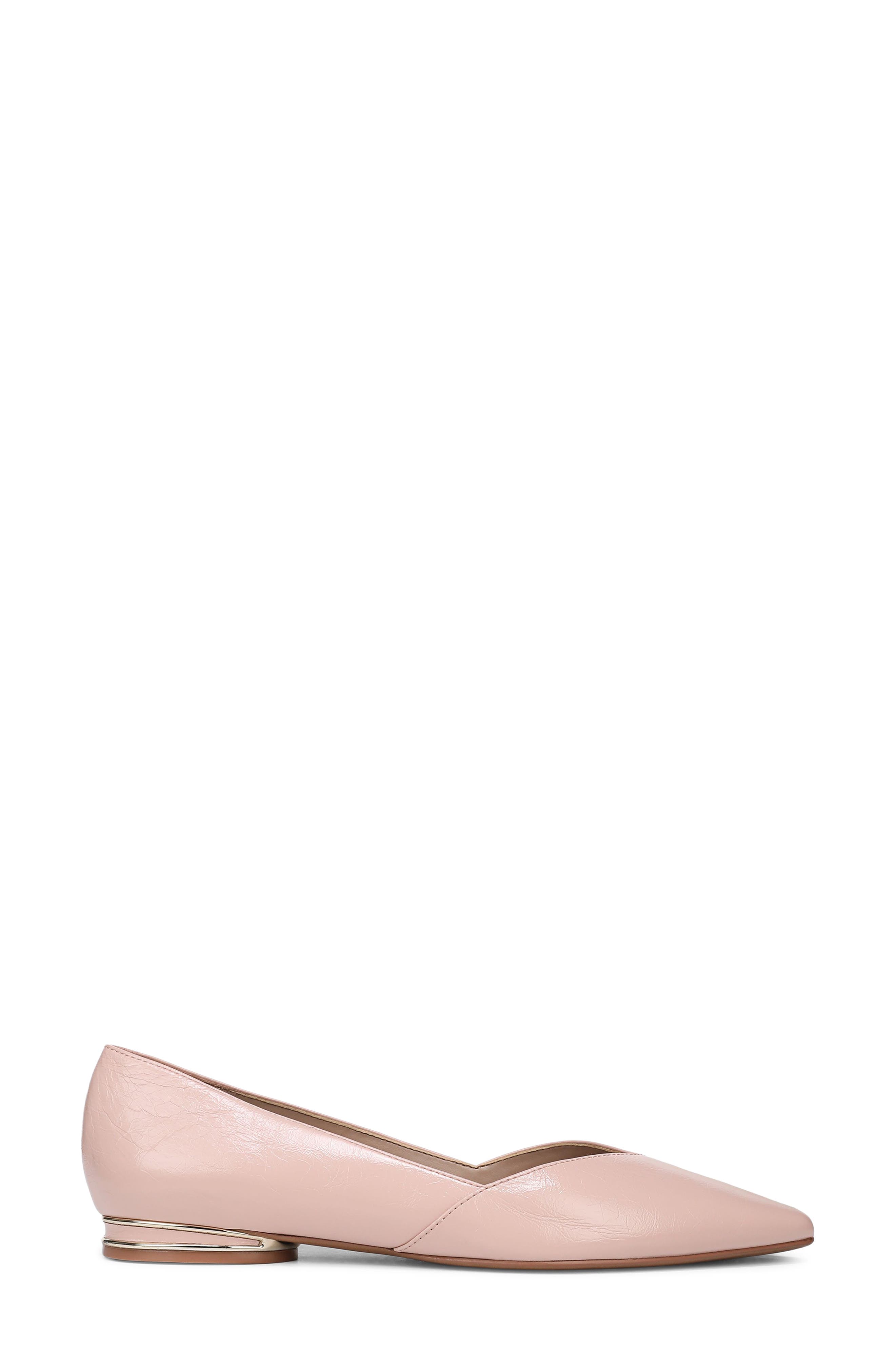 Naturalizer Havana Pointed Toe Flat, Alternate, color, Cameo Blush Pink