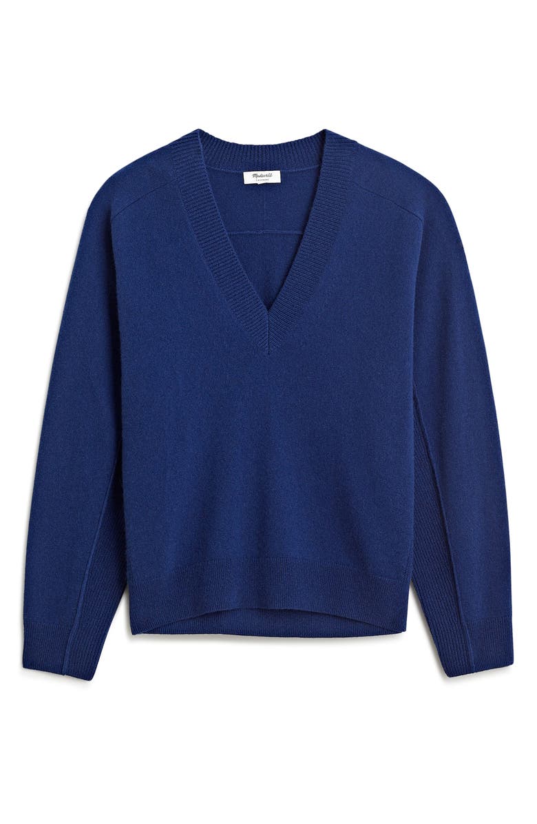 Madewell V-Neck Cashmere Sweater, Alternate, color,