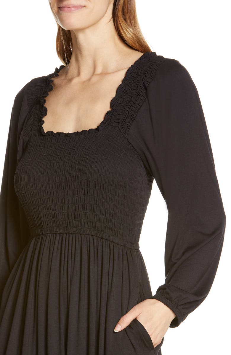 Nordstrom Moonlight Eco Long Sleeve Nightgown, Alternate, color, 