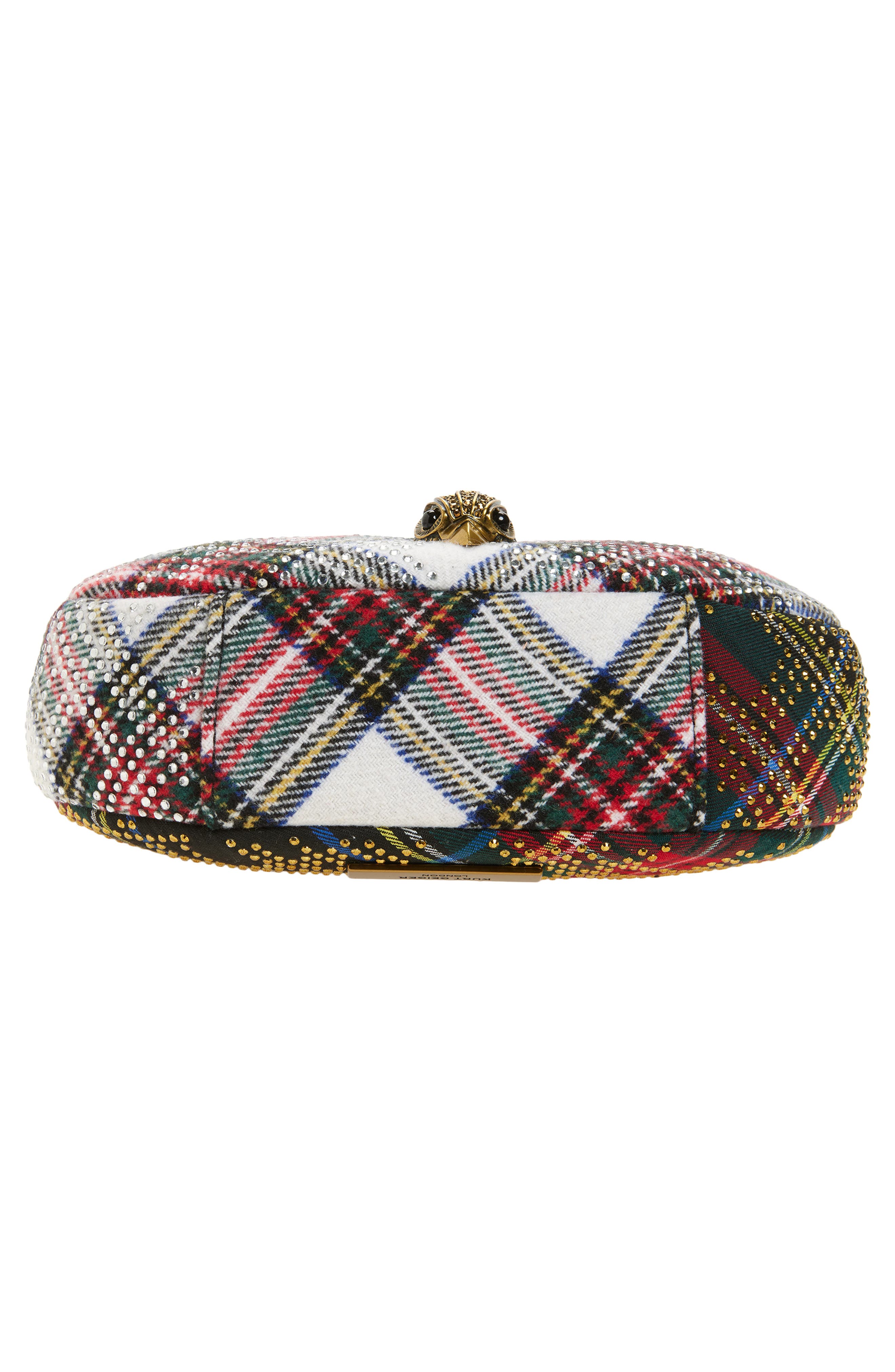 Kurt Geiger London Small Octavia Twill Shoulder Bag, Alternate, color, White Multi