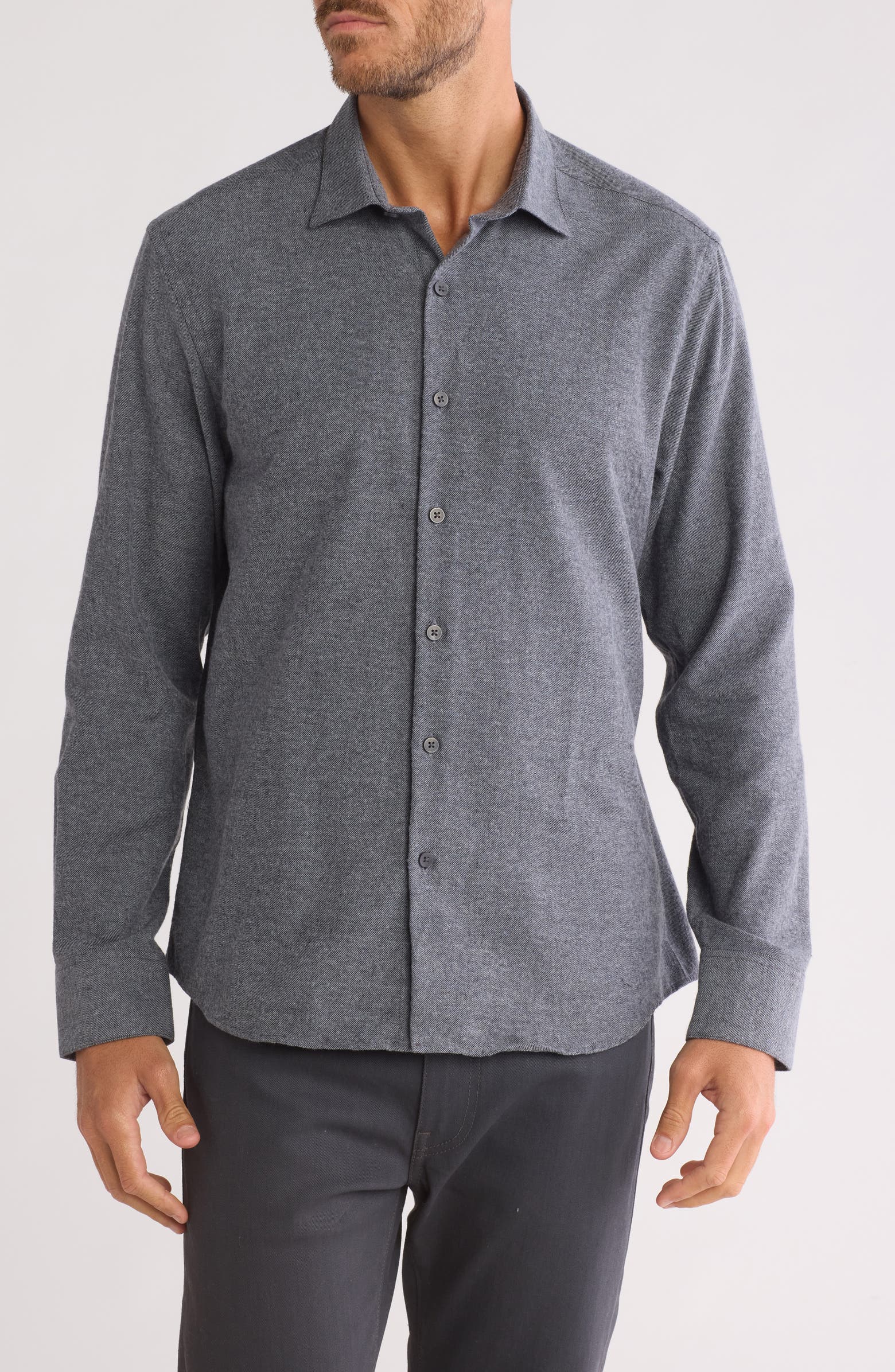 WESTZEROONE Colby Twill Button-Up Shirt | Nordstromrack