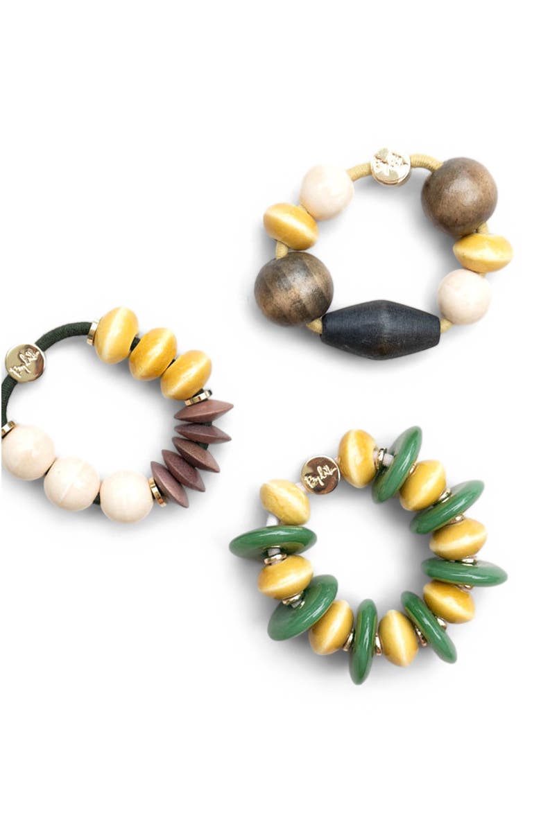 By Lilla Cacao Capsule Bracelet Hair Tie, Alternate, color, Multi