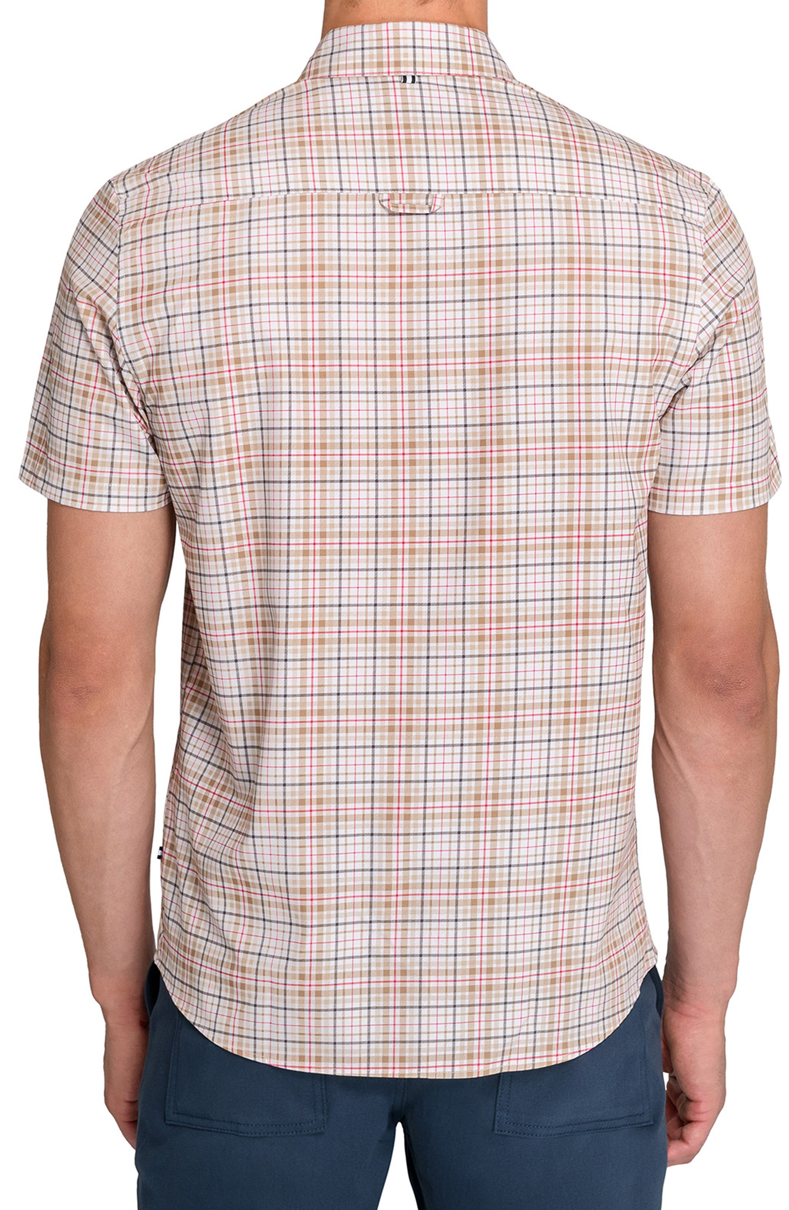 Plaid Woven Short Sleeve Basic - image 2