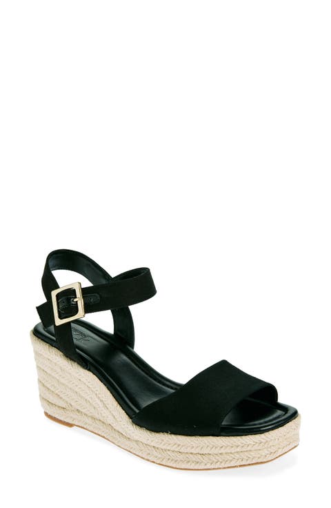 Charlene Espadrille Platform Wedge Sandal (Women)