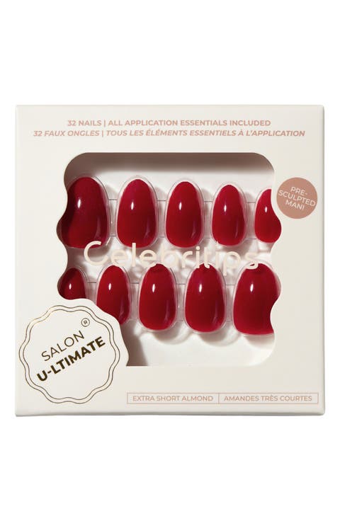Salon U-ltimate Extra Short Almond Press-On Nails