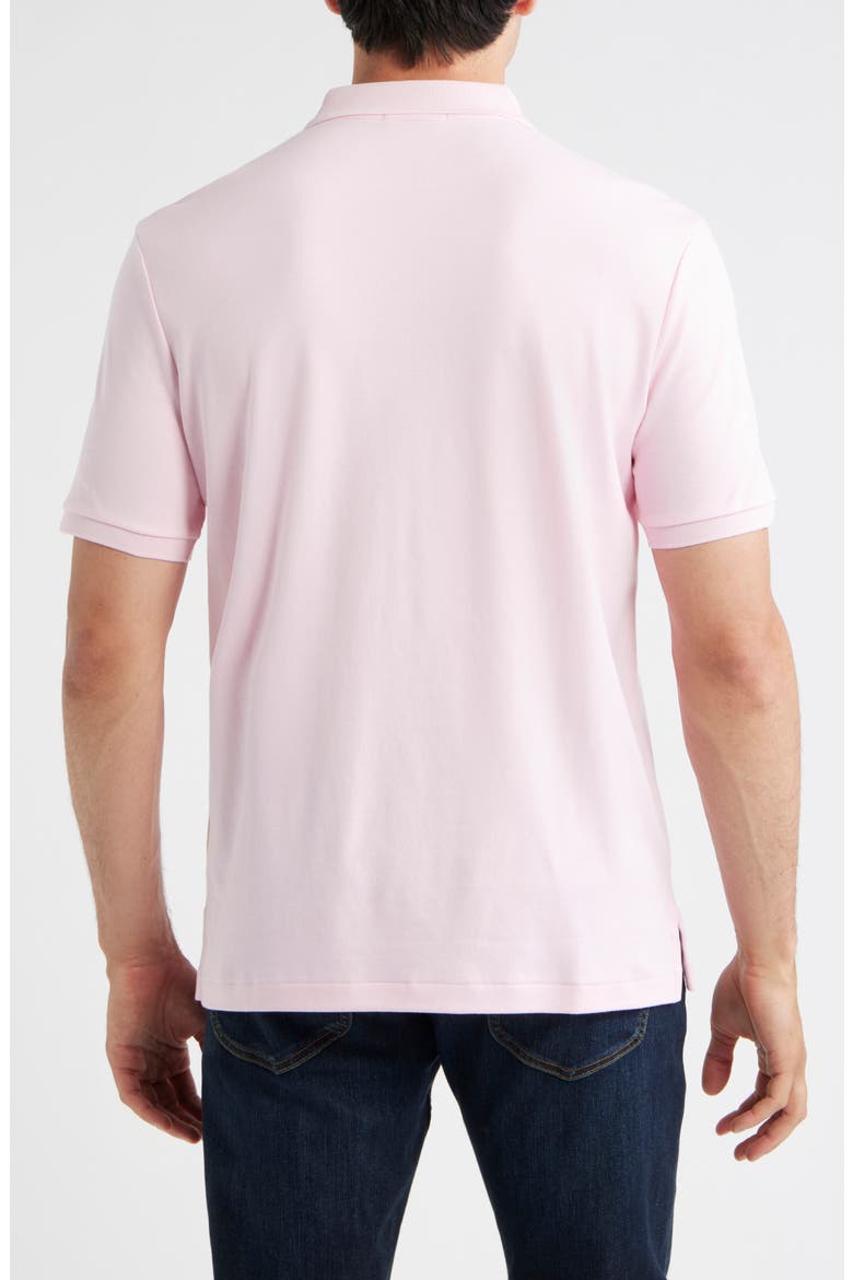 Classic Fit Soft Cotton Polo, Alternate, color, BATH PINK