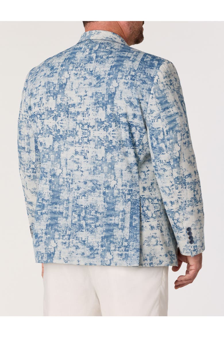 Big & Tall Denim Blazer, Alternate, color, BLUE