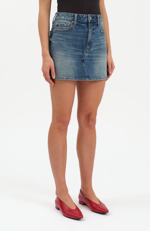 Daze Malibu Denim Miniskirt In Blue
