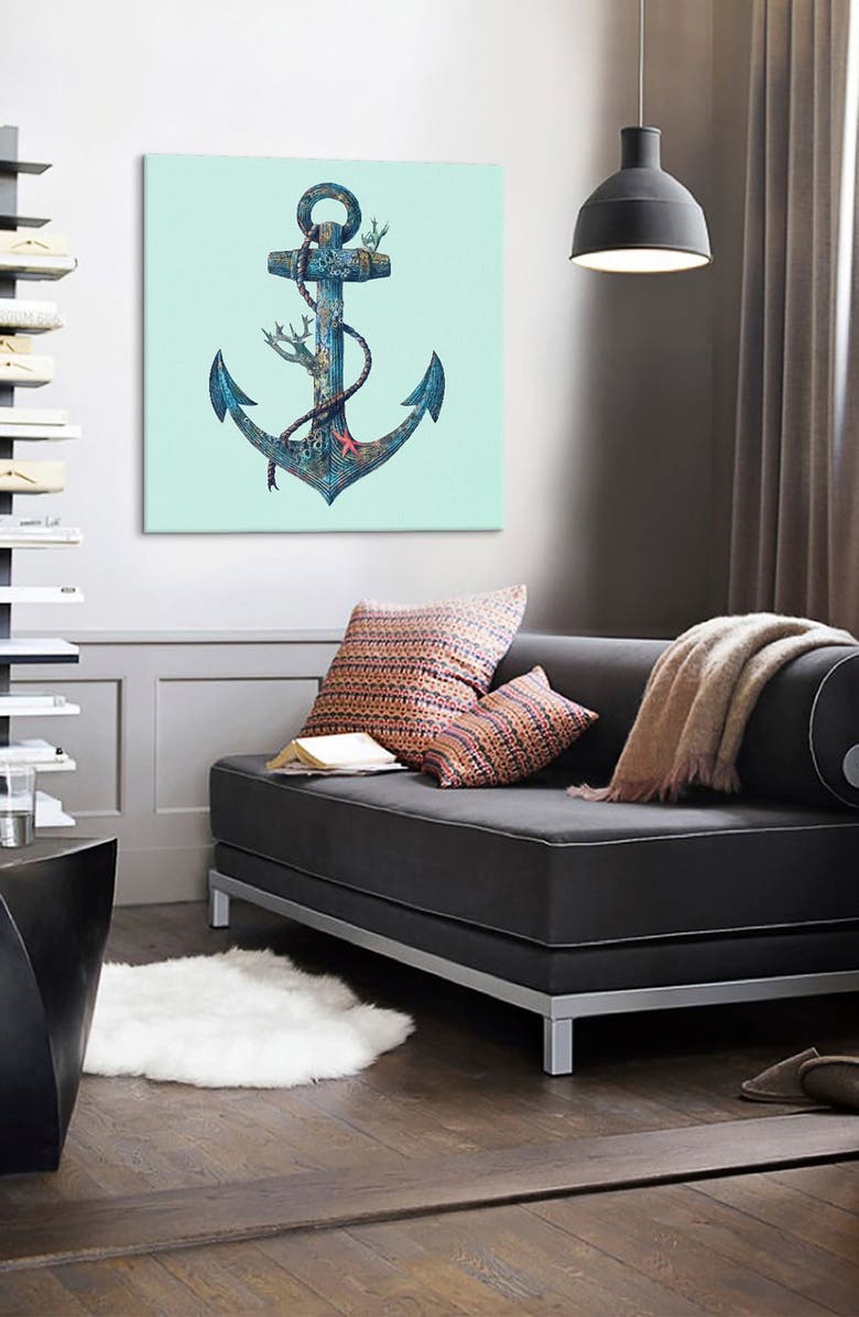iCanvas 'Lost at Sea Square #2 - Terry Fan' Giclée Print Canvas Art, Alternate, color, 
