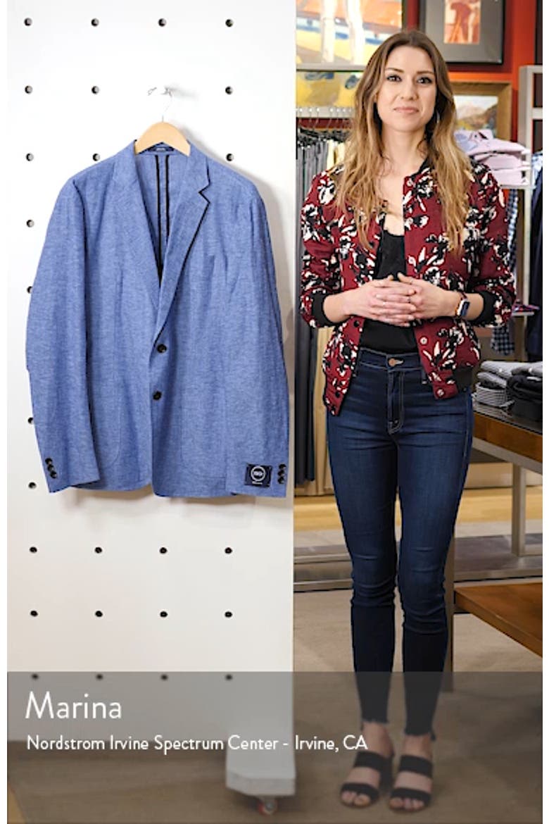 Extra Trim Fit Chambray Sport Coat video