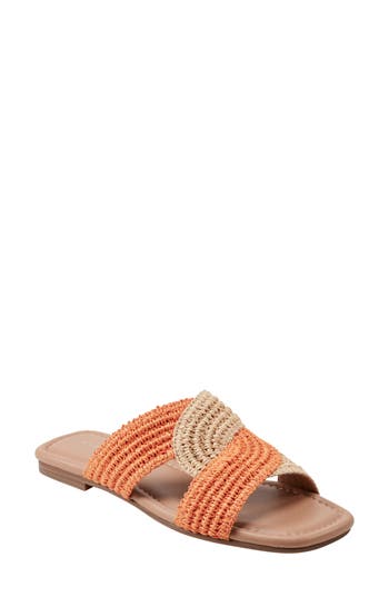 Marc Fisher Ltd Navie Slide Sandal In Neutral