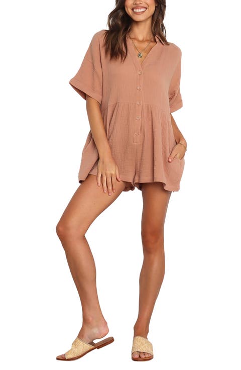 Winny Crinkle Cotton Romper