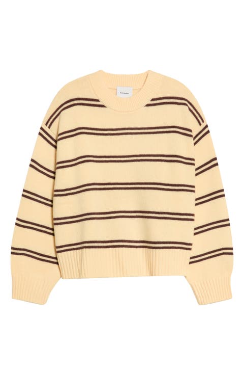 Cove Oversize Stripe Cashmere Sweater