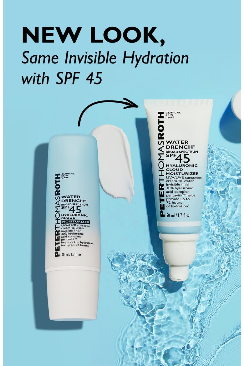 Water Drench® Hyaluronic Cloud Moisturizer SPF 45, Alternate, color, NO COLOR