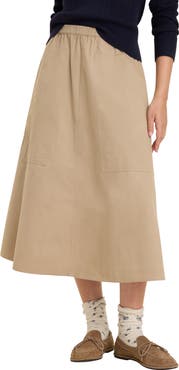 nz BY NIC AND ZOE Cotton Twill Cargo Skirt