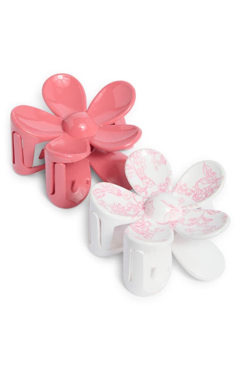 Set of 2 Flower Claw Clips