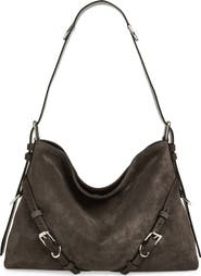Givenchy Medium Voyou Suede Hobo Bag