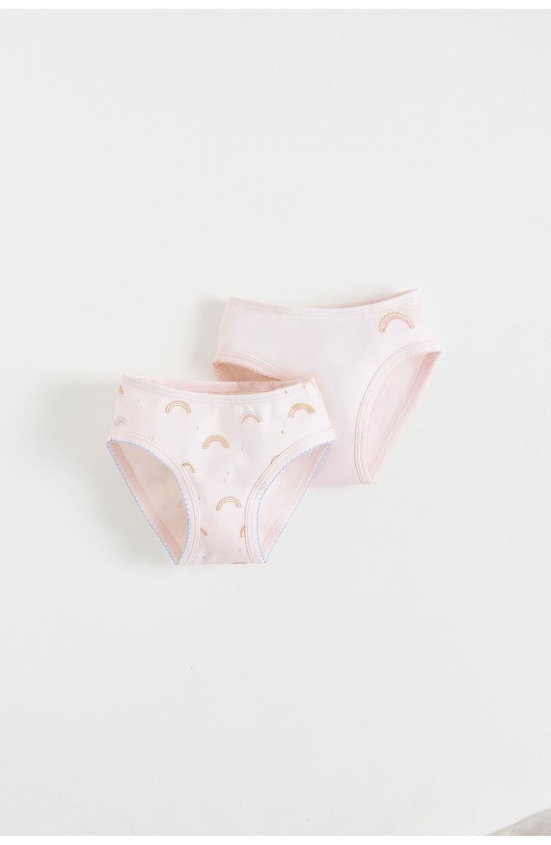 Babycottons Whimsy 2-Pack Underwear for Little Kid & Big Kid, Main, color, Pink