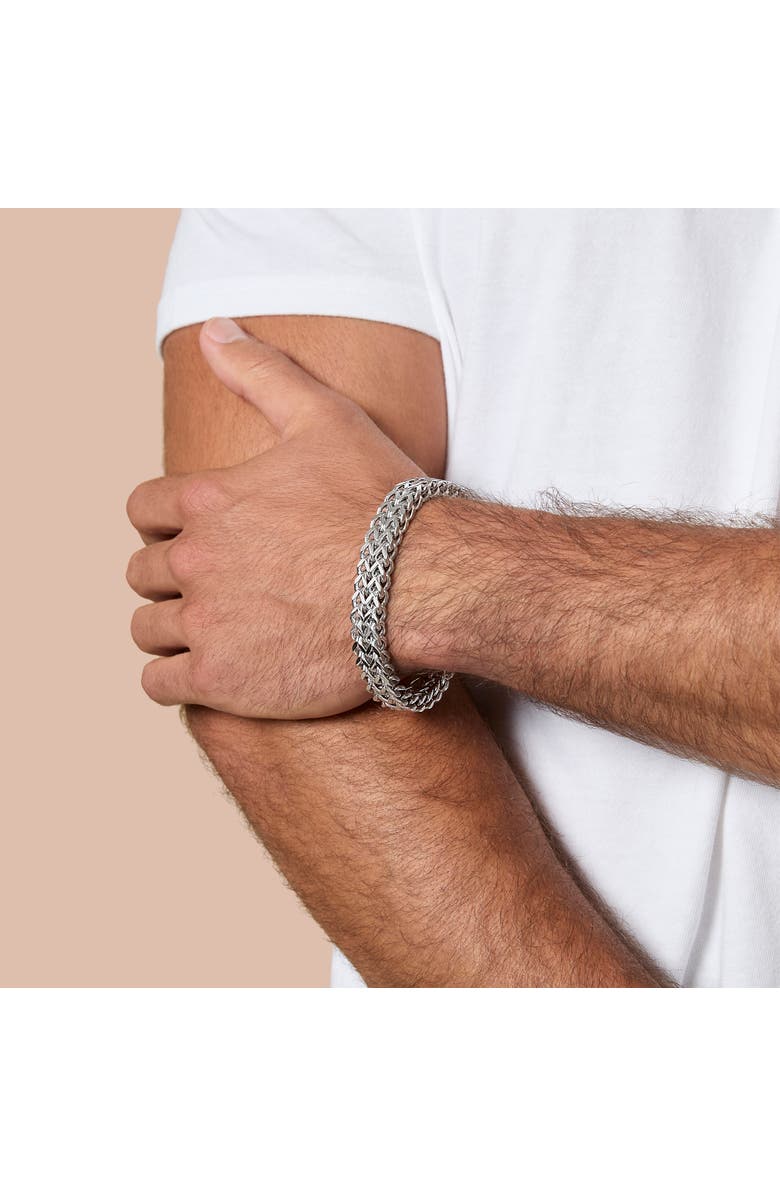 Lucky Brand Silver-Tone Box Chain Bracelet, Alternate, color, Silver