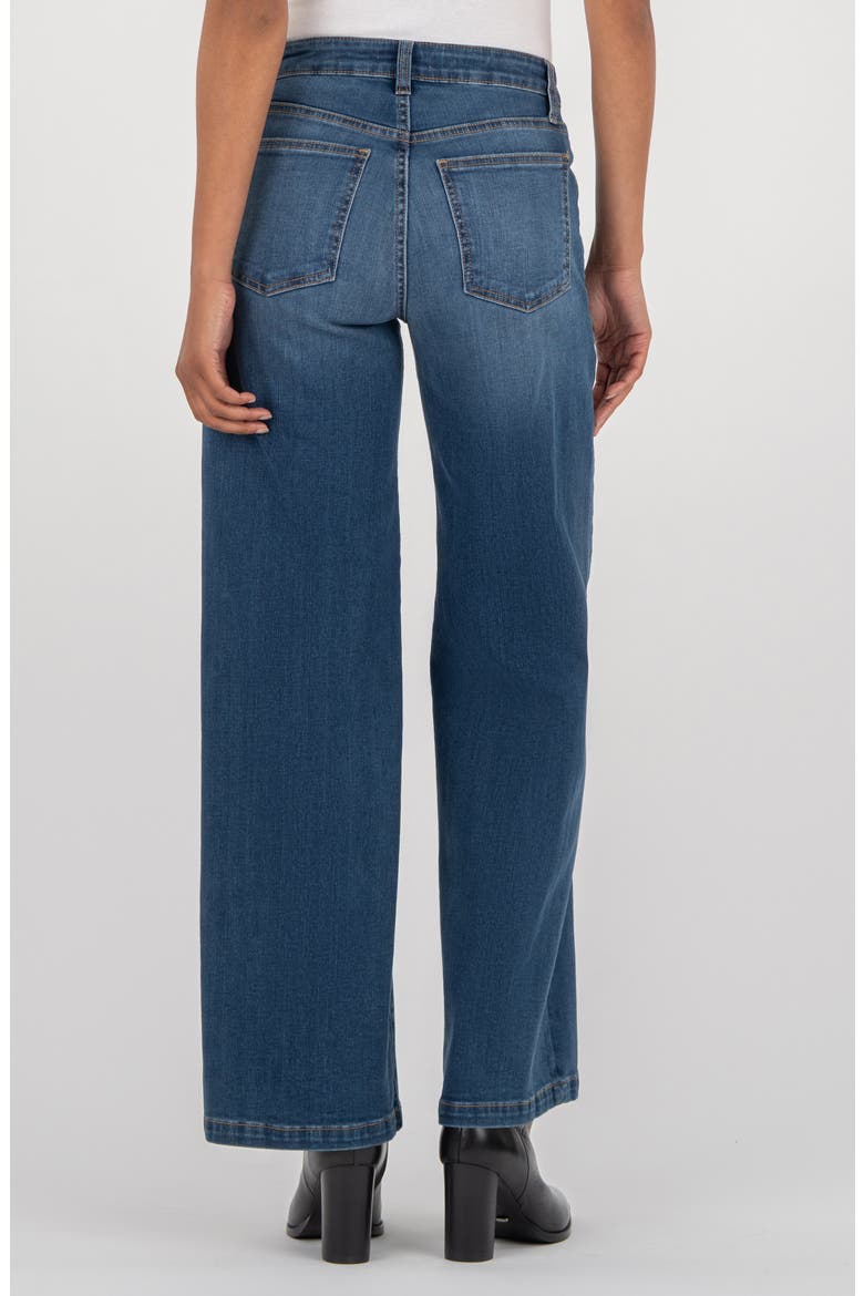 Jean Seamed Mid Rise Wide Leg Jeans, Alternate, color, ALIGN