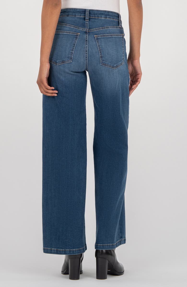 KUT from the Kloth Jean Seamed Mid Rise Wide Leg Jeans, Alternate, color, Align
