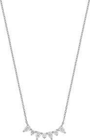 Bony Levy Maya Diamond Curved Bar Pendant Necklace